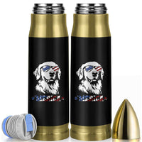 Merica Golden Retriever Bullet Tumbler 4th of July Dog Patriotic Dog Mom - Wonder Print Shop