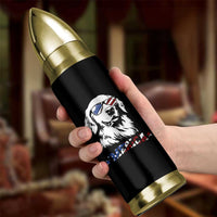 Merica Golden Retriever Bullet Tumbler 4th of July Dog Patriotic Dog Mom - Wonder Print Shop