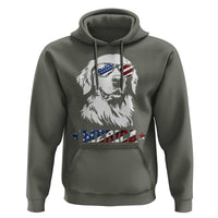 Merica Golden Retriever Hoodie 4th of July Dog Patriotic Dog Mom - Wonder Print Shop