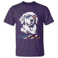 Merica Golden Retriever T Shirt 4th of July Dog Patriotic Dog Mom - Wonder Print Shop