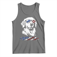 Merica Golden Retriever Tank Top 4th of July Dog Patriotic Dog Mom - Wonder Print Shop