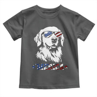 Merica Golden Retriever Toddler T Shirt 4th of July Dog Patriotic Dog Mom - Wonder Print Shop