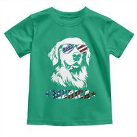 Merica Golden Retriever Toddler T Shirt 4th of July Dog Patriotic Dog Mom - Wonder Print Shop
