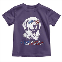 Merica Golden Retriever Toddler T Shirt 4th of July Dog Patriotic Dog Mom - Wonder Print Shop