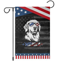 Merica Golden Retriever Garden Flag 4th of July Dog Patriotic Dog Mom