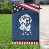 Merica Golden Retriever Garden Flag 4th of July Dog Patriotic Dog Mom