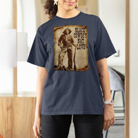 Black Cowboy Nat Love T Shirt For Women African American Western Rodeo Melanin Black History Texas - Wonder Print Shop