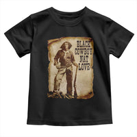 Black Cowboy Nat Love Toddler T Shirt African American Western Rodeo Melanin Black History Texas - Wonder Print Shop