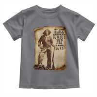 Black Cowboy Nat Love Toddler T Shirt African American Western Rodeo Melanin Black History Texas - Wonder Print Shop