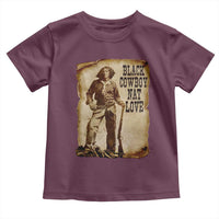 Black Cowboy Nat Love Toddler T Shirt African American Western Rodeo Melanin Black History Texas - Wonder Print Shop
