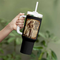 Black Cowboy Nat Love Tumbler With Handle African American Western Rodeo Melanin Black History Texas - Wonder Print Shop
