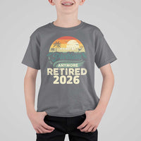 Retired 2026 T Shirt For Kid Vintage Retro Retirement Not My Problem Anymore