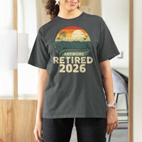 Retired 2026 T Shirt For Women Vintage Retro Retirement Not My Problem Anymore