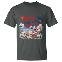 Retirement Gifts For Her T Shirt Retro Retired Free And Fabulous Beach Summer Vacation Vintage