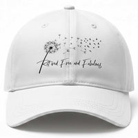 Happy Retirement Gifts For Woman Baseball Cap Retired Free And Fabulous Dandelion