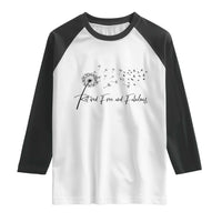 Happy Retirement Gifts For Woman Raglan Shirt Retired Free And Fabulous Dandelion