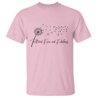Happy Retirement Gifts For Woman T Shirt Retired Free And Fabulous Dandelion