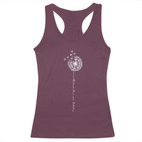 Retirement Gifts For Her Racerback Tank Top Retired Free And Fabulous Dandelion