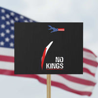 No Kings Protest Sign Funny Resist Meme - Wonder Print Shop