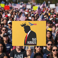 No Kings Protest Sign Funny Resist Meme - Wonder Print Shop