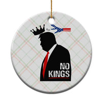 No Kings Ceramic Ornament Funny Resist Meme - Wonder Print Shop