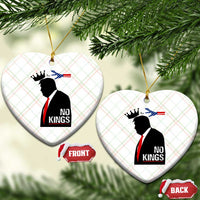 No Kings Ceramic Ornament Funny Resist Meme - Wonder Print Shop