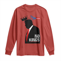 No Kings Long Sleeve Shirt Funny Resist Meme - Wonder Print Shop