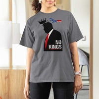 No Kings T Shirt For Women Funny Resist Meme - Wonder Print Shop