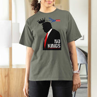 No Kings T Shirt For Women Funny Resist Meme - Wonder Print Shop