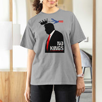 No Kings T Shirt For Women Funny Resist Meme - Wonder Print Shop
