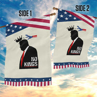No Kings Garden Flag Funny Resist Meme
