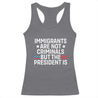 Pro Immigration Racerback Tank Top Social Justice Anti Racism - Wonder Print Shop