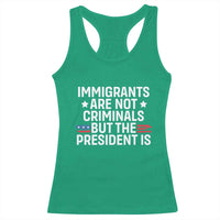 Pro Immigration Racerback Tank Top Social Justice Anti Racism - Wonder Print Shop