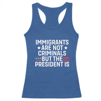 Pro Immigration Racerback Tank Top Social Justice Anti Racism - Wonder Print Shop