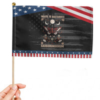 Subtle Feminist Patriotic Handheld Flag Women's Rights Dont Let The Bastards Grind You Down