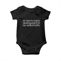 Unapologetic Speaking For Human Rights Baby Onesie Positive Message Protest Bird Diversity - Wonder Print Shop