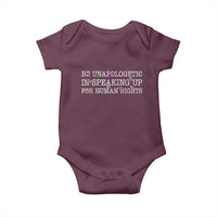 Unapologetic Speaking For Human Rights Baby Onesie Positive Message Protest Bird Diversity - Wonder Print Shop