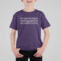 Unapologetic Speaking For Human Rights T Shirt For Kid Positive Message Protest Bird Diversity - Wonder Print Shop
