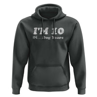 Funny 70th Birthday Gag Gift Hoodie Vintage I'm 10 In Dog Years Funny Turning 70 Year Old - Wonder Print Shop