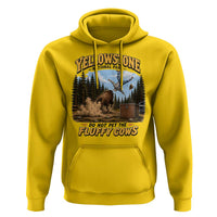 Yellowstone National Park Do Not Pet The Fluffy Cows Bison Hoodie