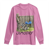 Jimothy Raccoon Long Sleeve Shirt Cute Seattle Trash Panda Viral Meme