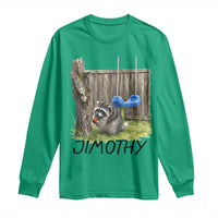 Jimothy Raccoon Long Sleeve Shirt Cute Seattle Trash Panda Viral Meme