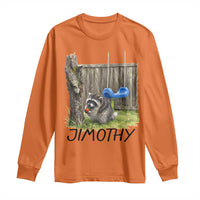 Jimothy Raccoon Long Sleeve Shirt Cute Seattle Trash Panda Viral Meme