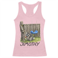 Jimothy Raccoon Racerback Tank Top Cute Seattle Trash Panda Viral Meme