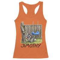 Jimothy Raccoon Racerback Tank Top Cute Seattle Trash Panda Viral Meme