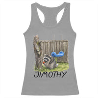 Jimothy Raccoon Racerback Tank Top Cute Seattle Trash Panda Viral Meme