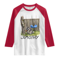 Jimothy Raccoon Raglan Shirt Cute Seattle Trash Panda Viral Meme