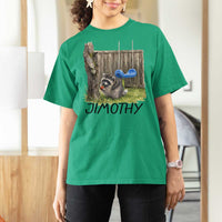 Jimothy Raccoon T Shirt For Women Cute Seattle Trash Panda Viral Meme