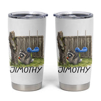 Jimothy Raccoon Tumbler Cup Cute Seattle Trash Panda Viral Meme