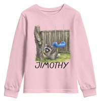 Jimothy Raccoon Youth Sweatshirt Cute Seattle Trash Panda Viral Meme